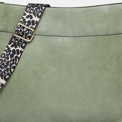 PU Leather Leopard Shoulder Bag