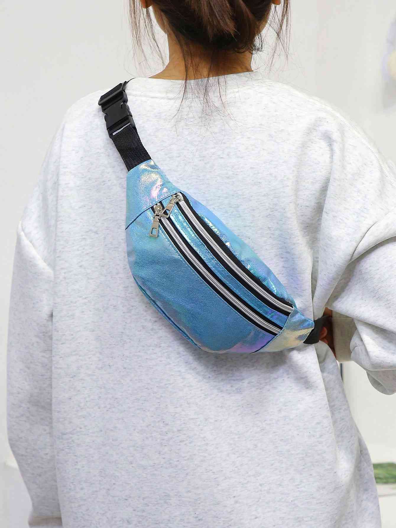 Gradient Polyester Sling Bag